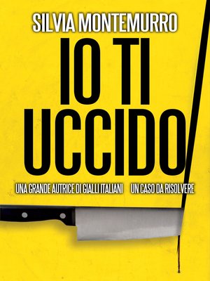 cover image of Io ti uccido